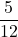 \dfrac5{12}