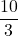 \dfrac{10}3