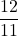 \dfrac{12}{11}