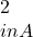 2 \\in A